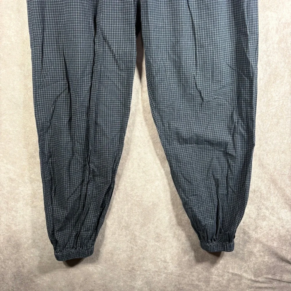Polo Ralph Lauren Pajama Pants Mens M Blue‎ Grid Check Sleepwear Cotton Jogger